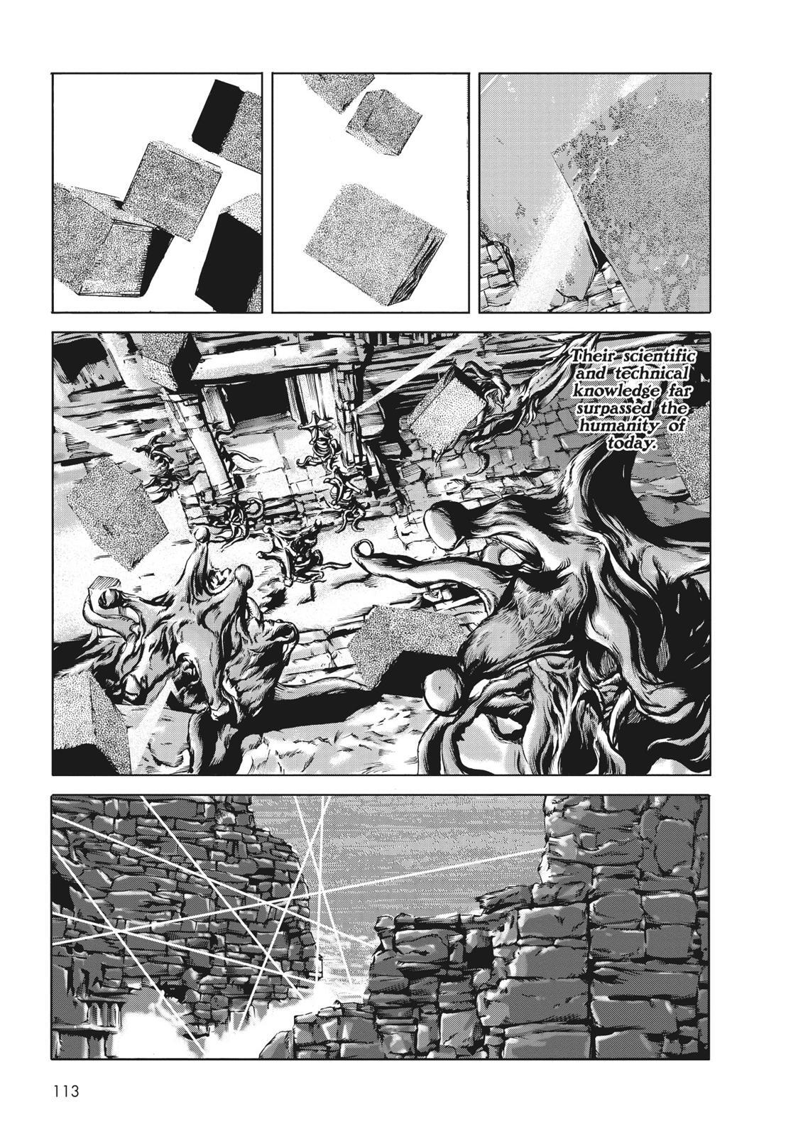 Read H.P. Lovecraft's At the Mountains of Madness Manga Online
