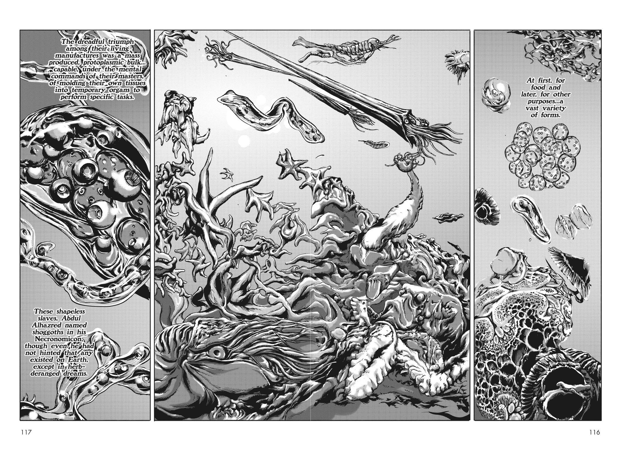 Read H.P. Lovecraft's At the Mountains of Madness Manga Online