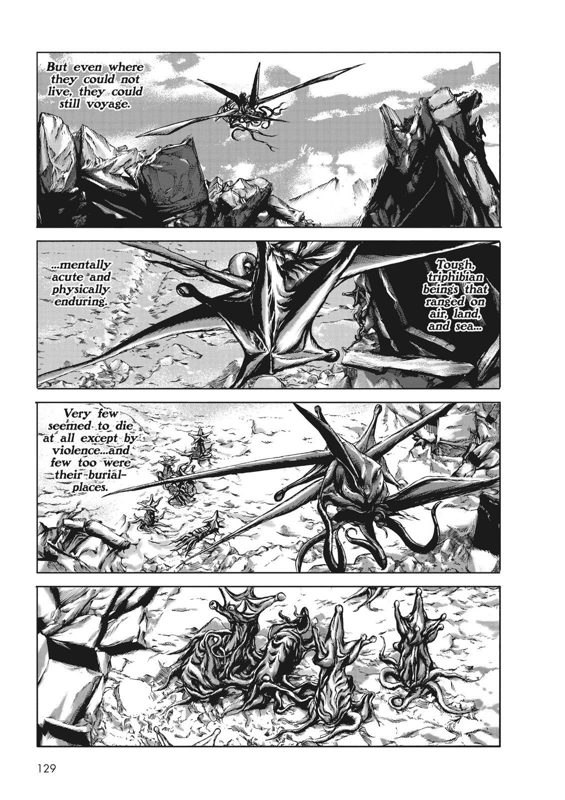 Read H.P. Lovecraft's At the Mountains of Madness Manga Online