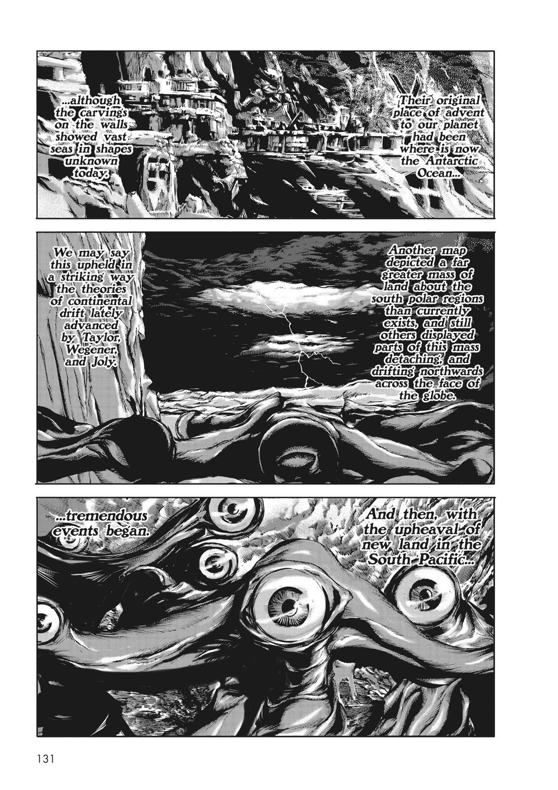 Read H.P. Lovecraft's At the Mountains of Madness Manga Online