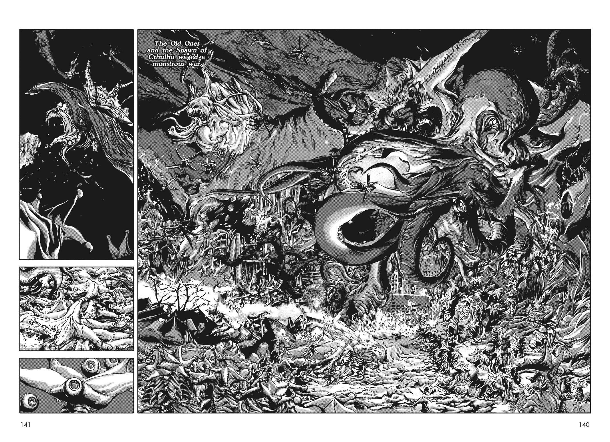 Read H.P. Lovecraft's At the Mountains of Madness Manga Online