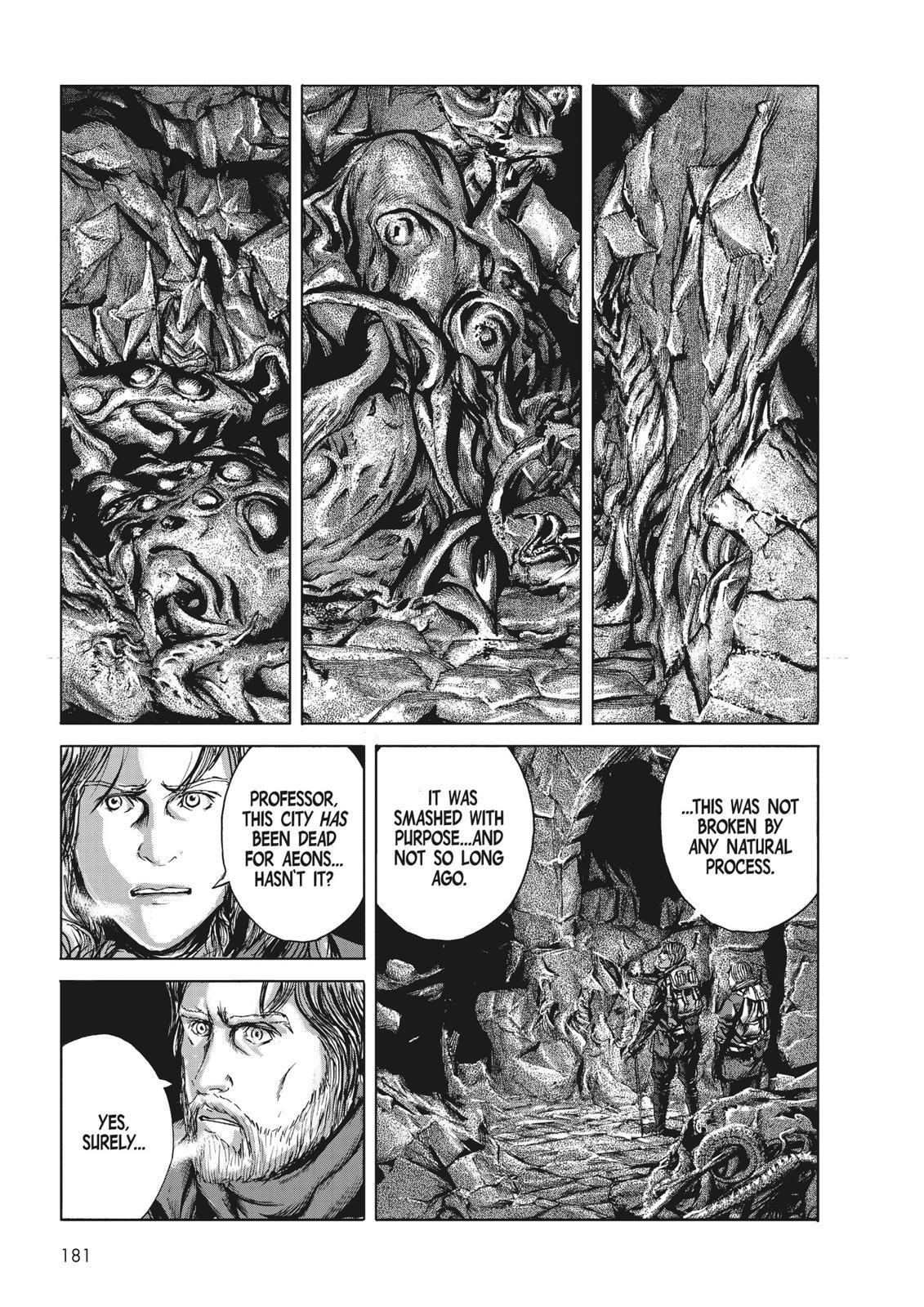 Read H.P. Lovecraft's At the Mountains of Madness Manga Online
