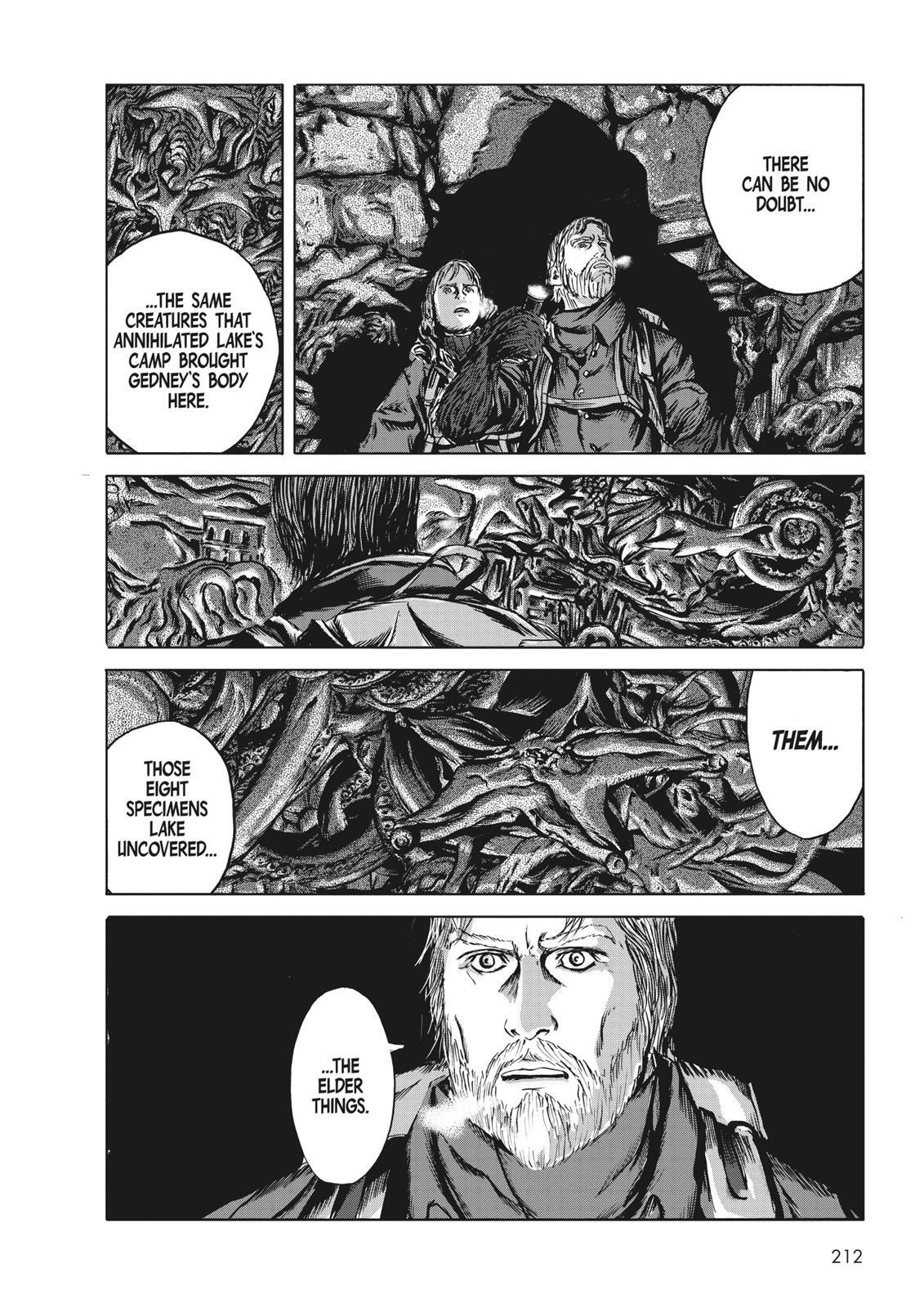 Read H.P. Lovecraft's At the Mountains of Madness Manga Online