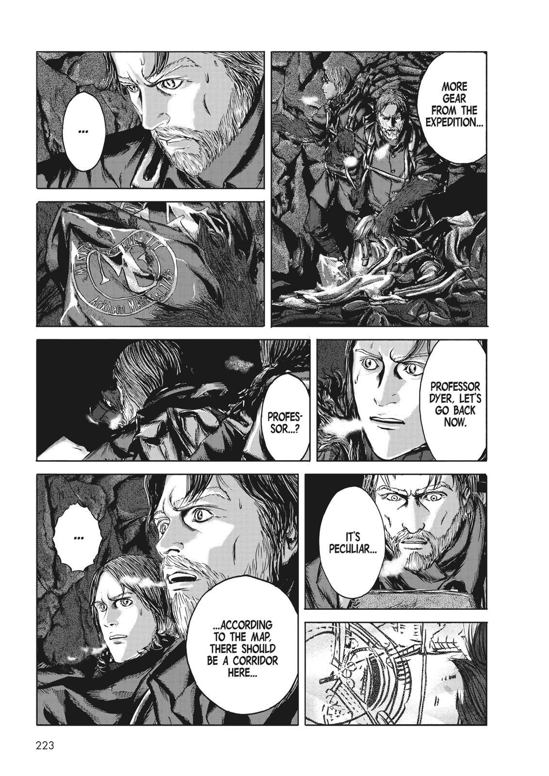 Read H.P. Lovecraft's At the Mountains of Madness Manga Online