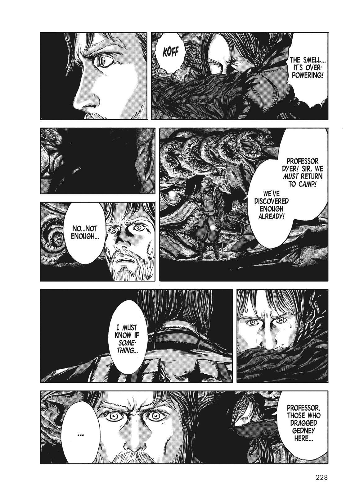 Read H.P. Lovecraft's At the Mountains of Madness Manga Online