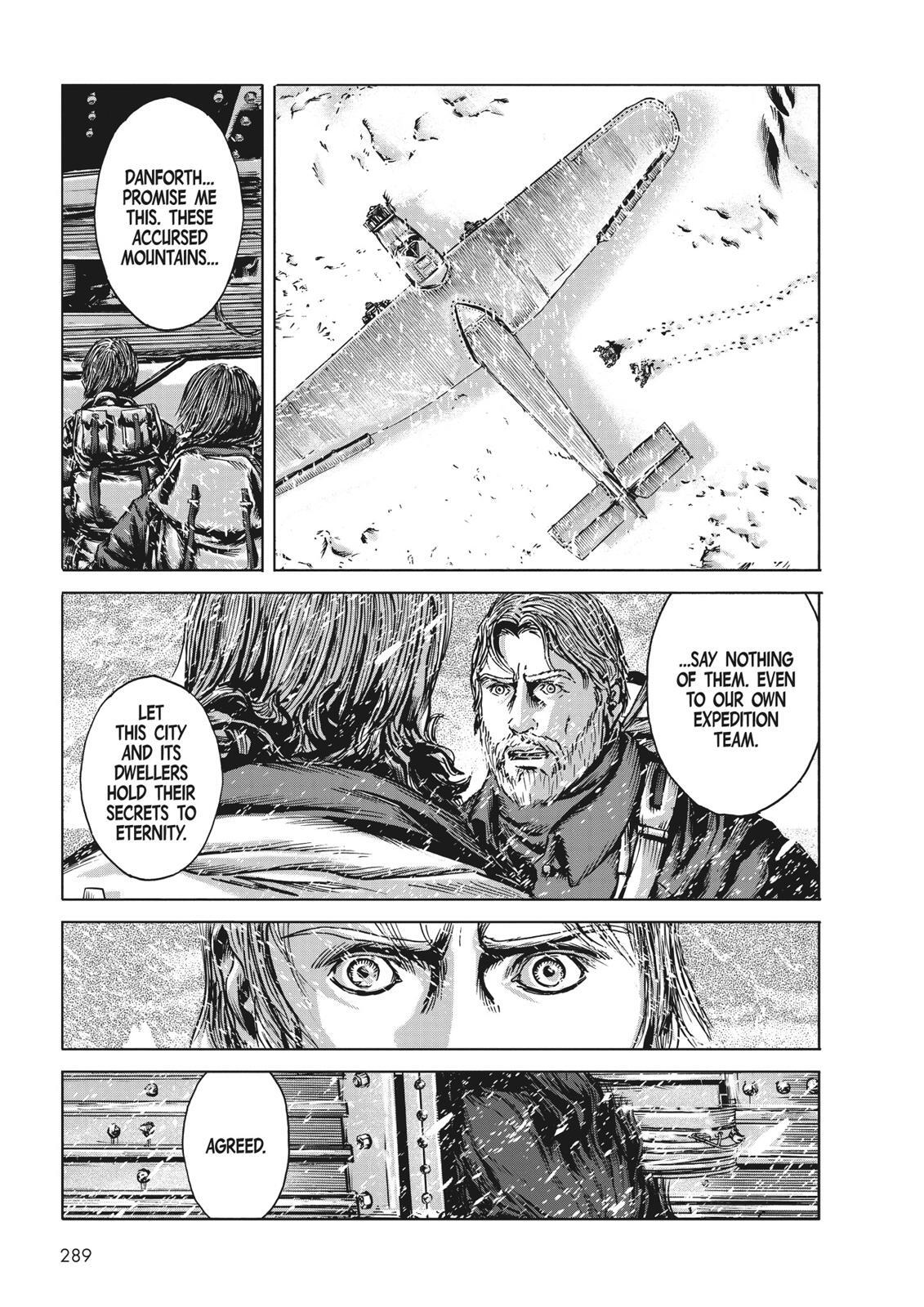 Read H.P. Lovecraft's At the Mountains of Madness Manga Online
