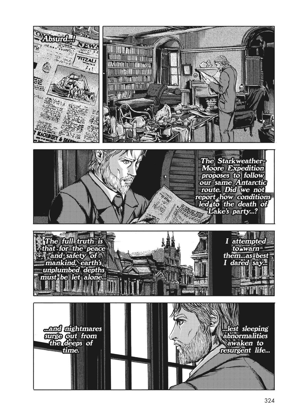 Read H.P. Lovecraft's At the Mountains of Madness Manga Online