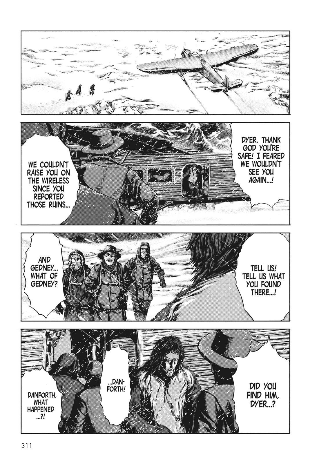 Read H.P. Lovecraft's At the Mountains of Madness Manga Online