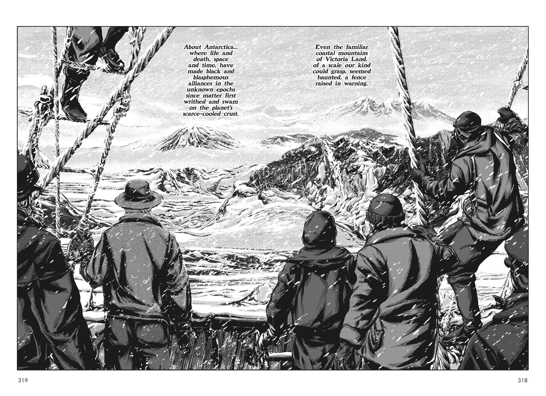 Read H.P. Lovecraft's At the Mountains of Madness Manga Online