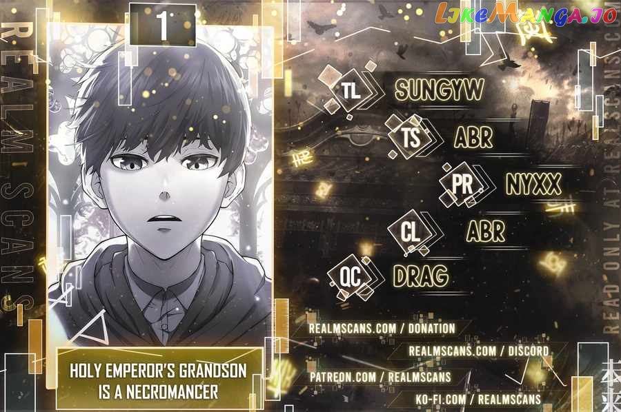 Read HOLY EMPEROR’S GRANDSON IS A NECROMANCER Manga Online