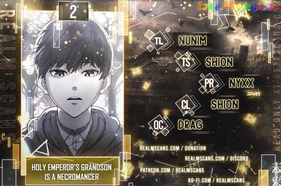 Read HOLY EMPEROR’S GRANDSON IS A NECROMANCER Manga Online