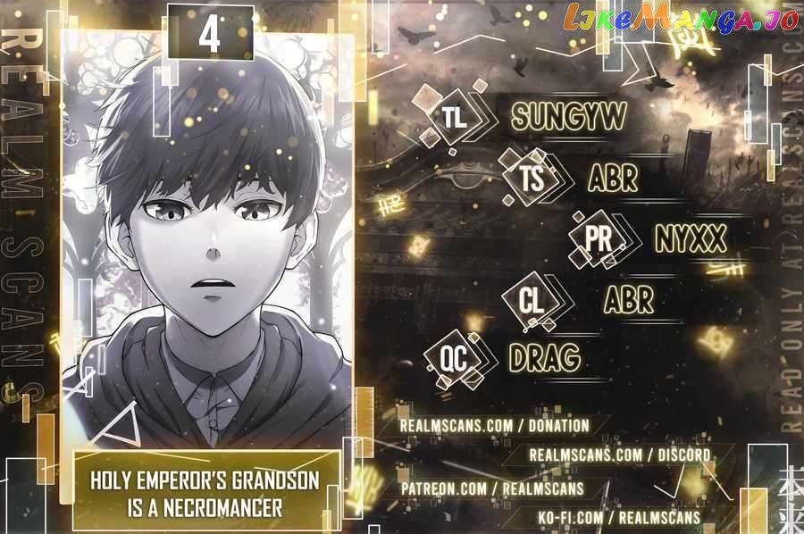 Read HOLY EMPEROR’S GRANDSON IS A NECROMANCER Manga Online