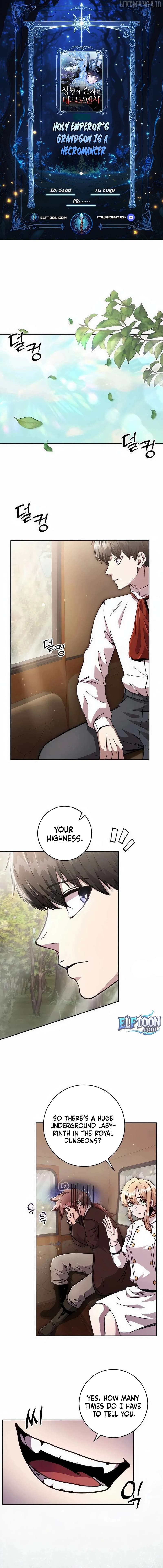 Read HOLY EMPEROR’S GRANDSON IS A NECROMANCER Manga Online