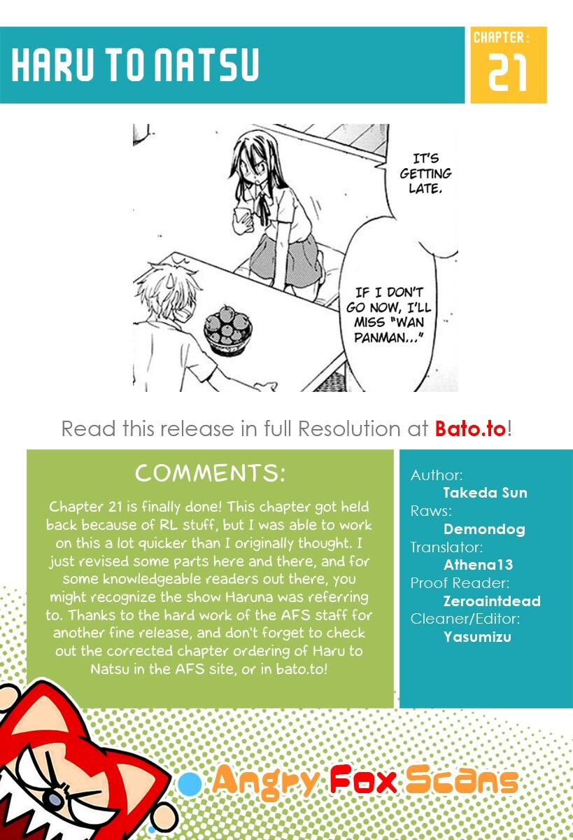 Read Haru to Natsu Manga Online