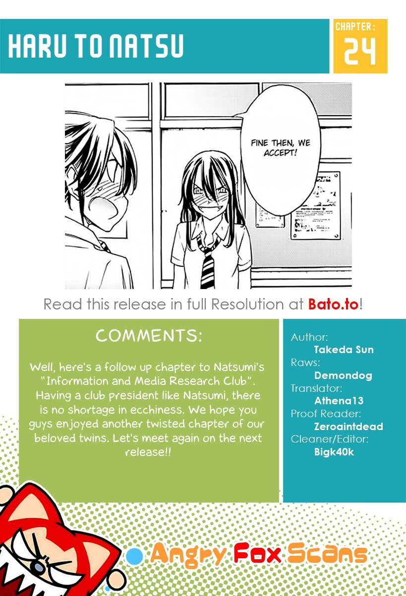Read Haru to Natsu Manga Online