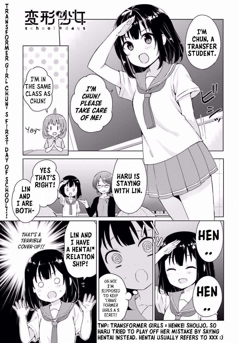 Read Henkei Shoujo- School☆Days Manga Online