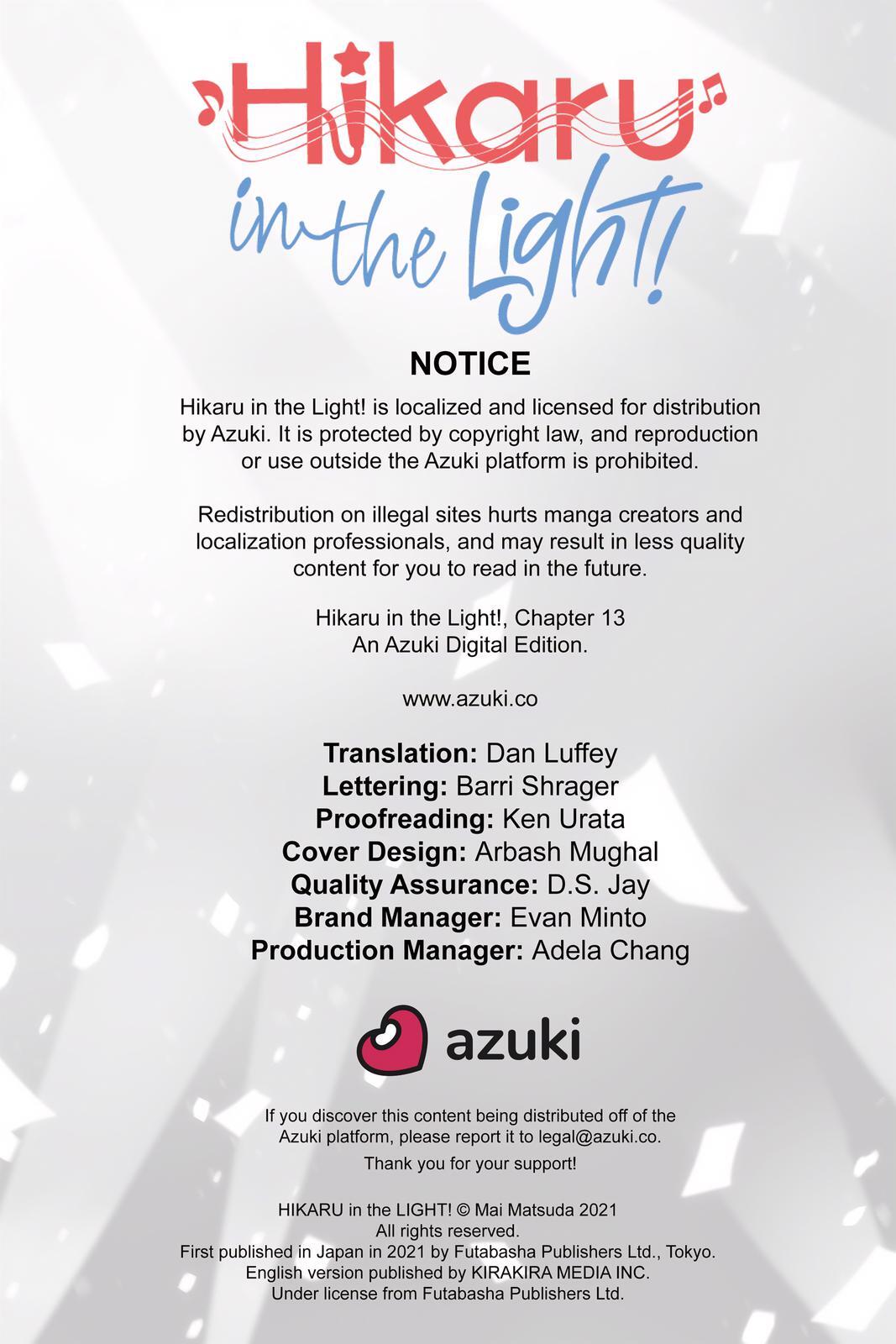 Read Hikaru in the Light! Manga Online