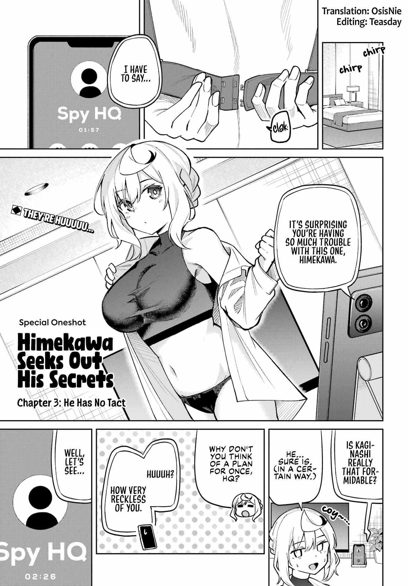 Read Himekawa-san Seeks Out His Secrets Manga Online