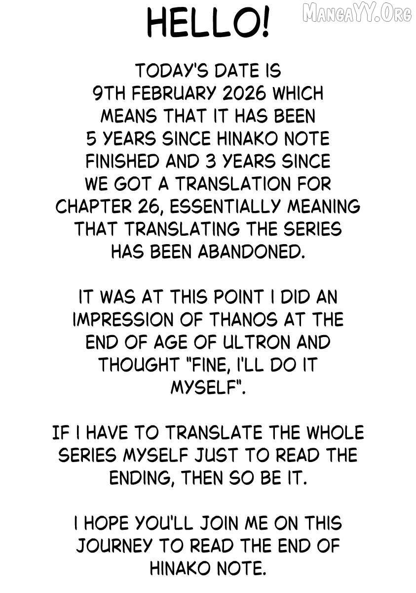 Read Hinako Note Manga Online