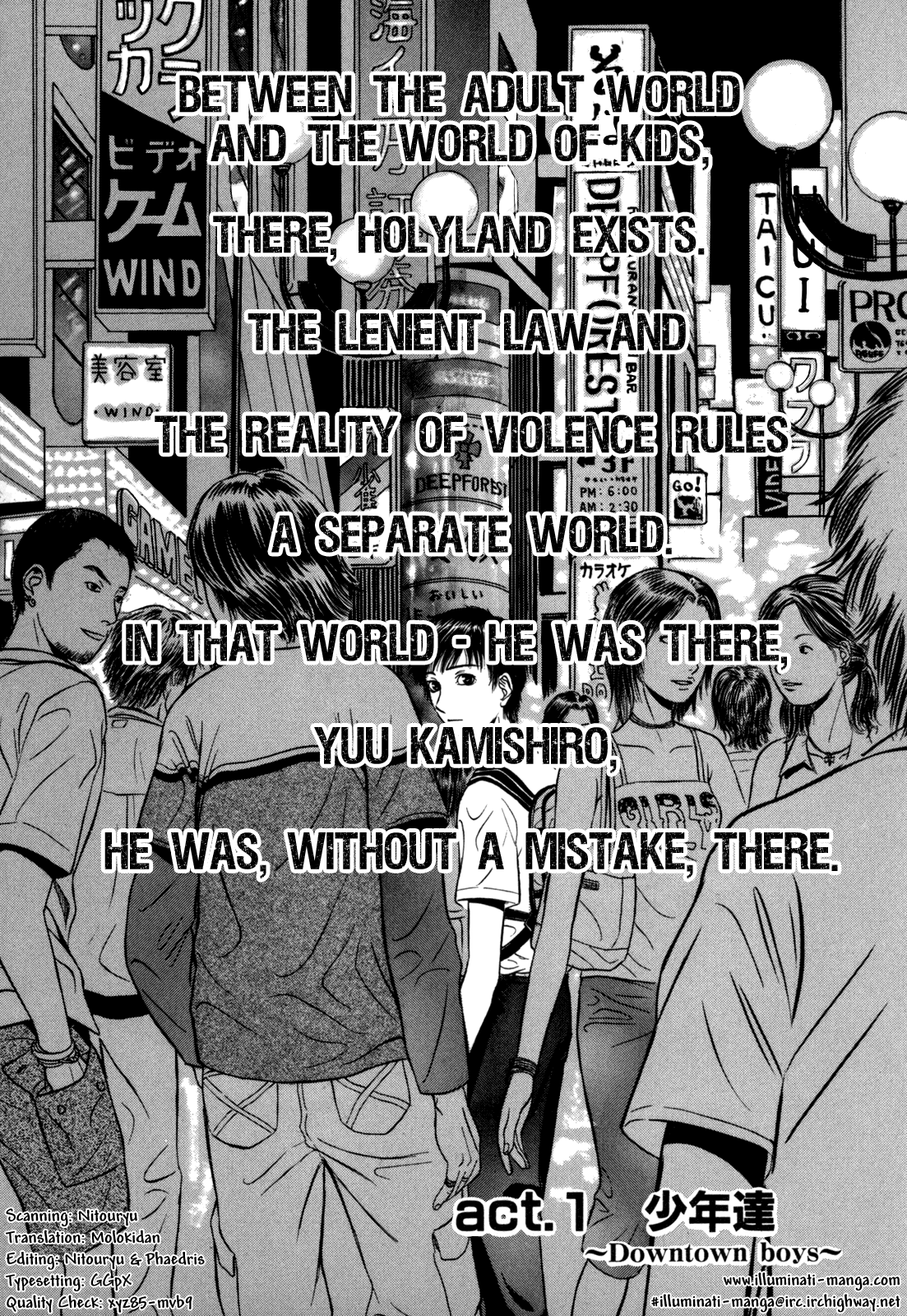 Read Holyland Manga Online