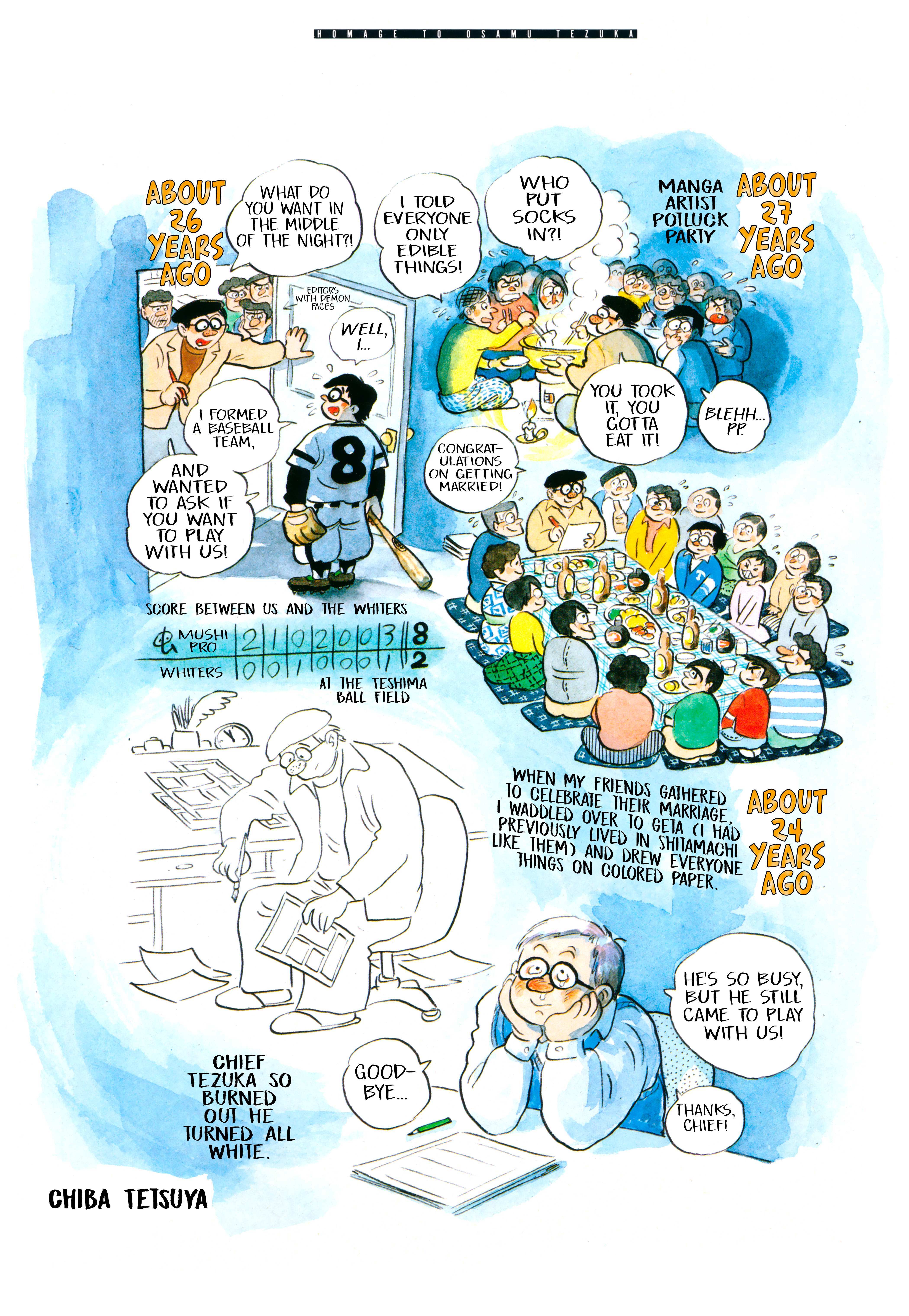 Read Homage to Osamu Tezuka Manga Online