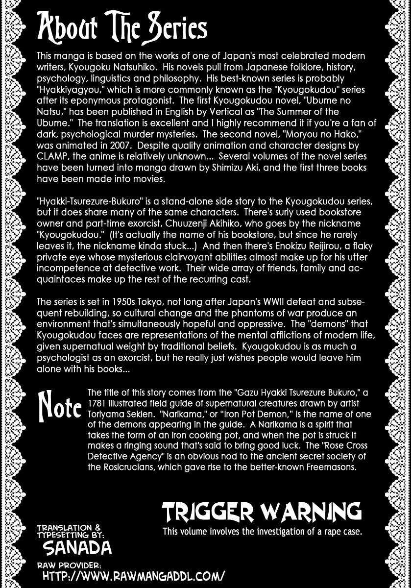 Read Hyakki Tsurezure Bukuro Manga Online