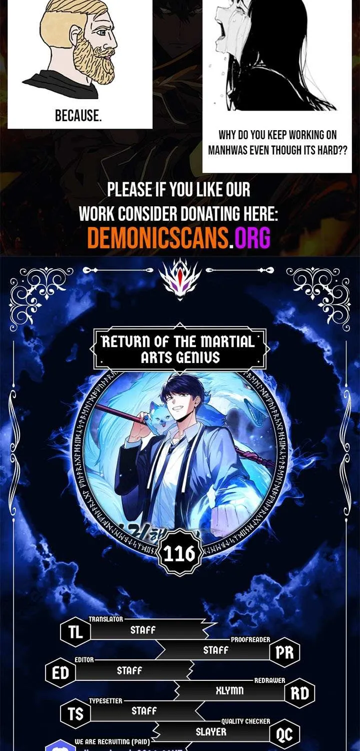 Read I Came Back as a Martial Genius Manga Online