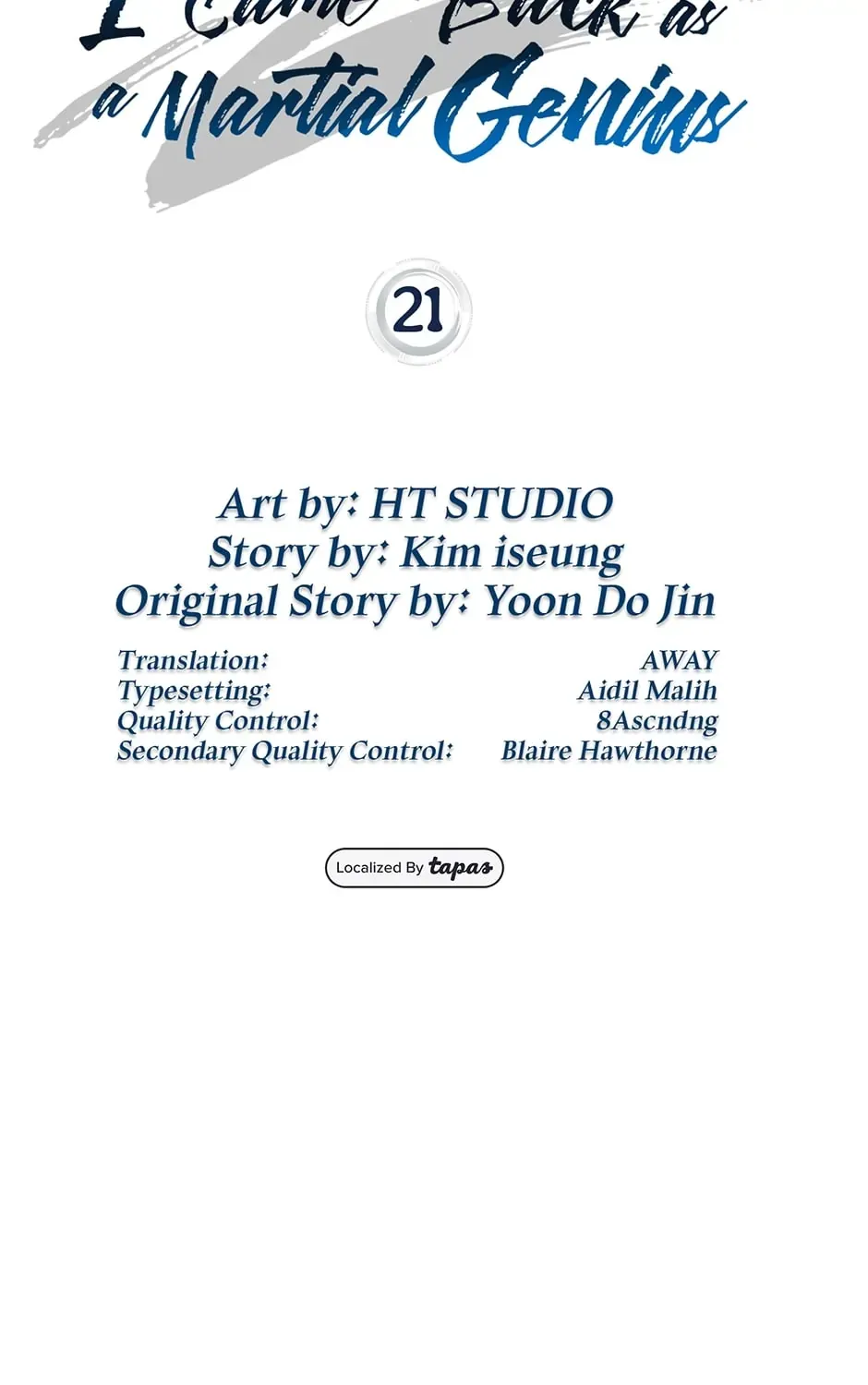 Read I Came Back as a Martial Genius Manga Online