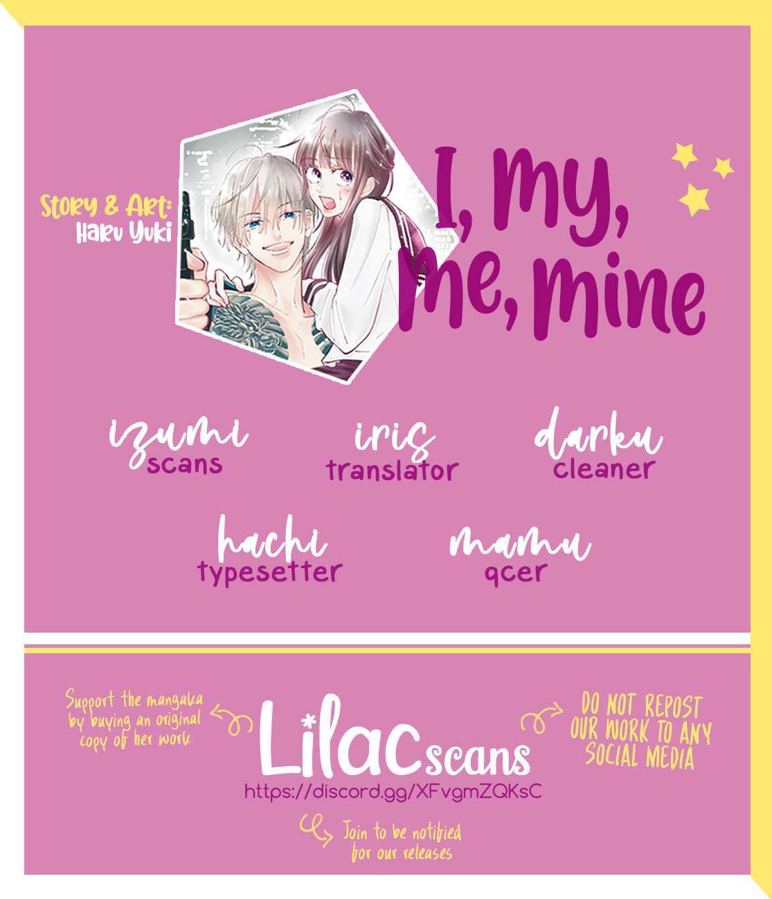 Read I My Me Mine Manga Online