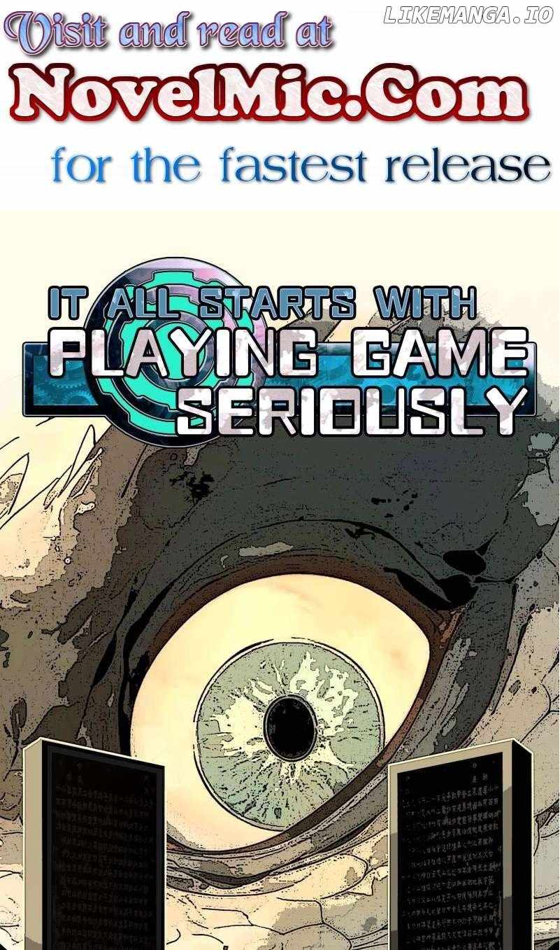 Read It all starts with playing game seriously Manga Online