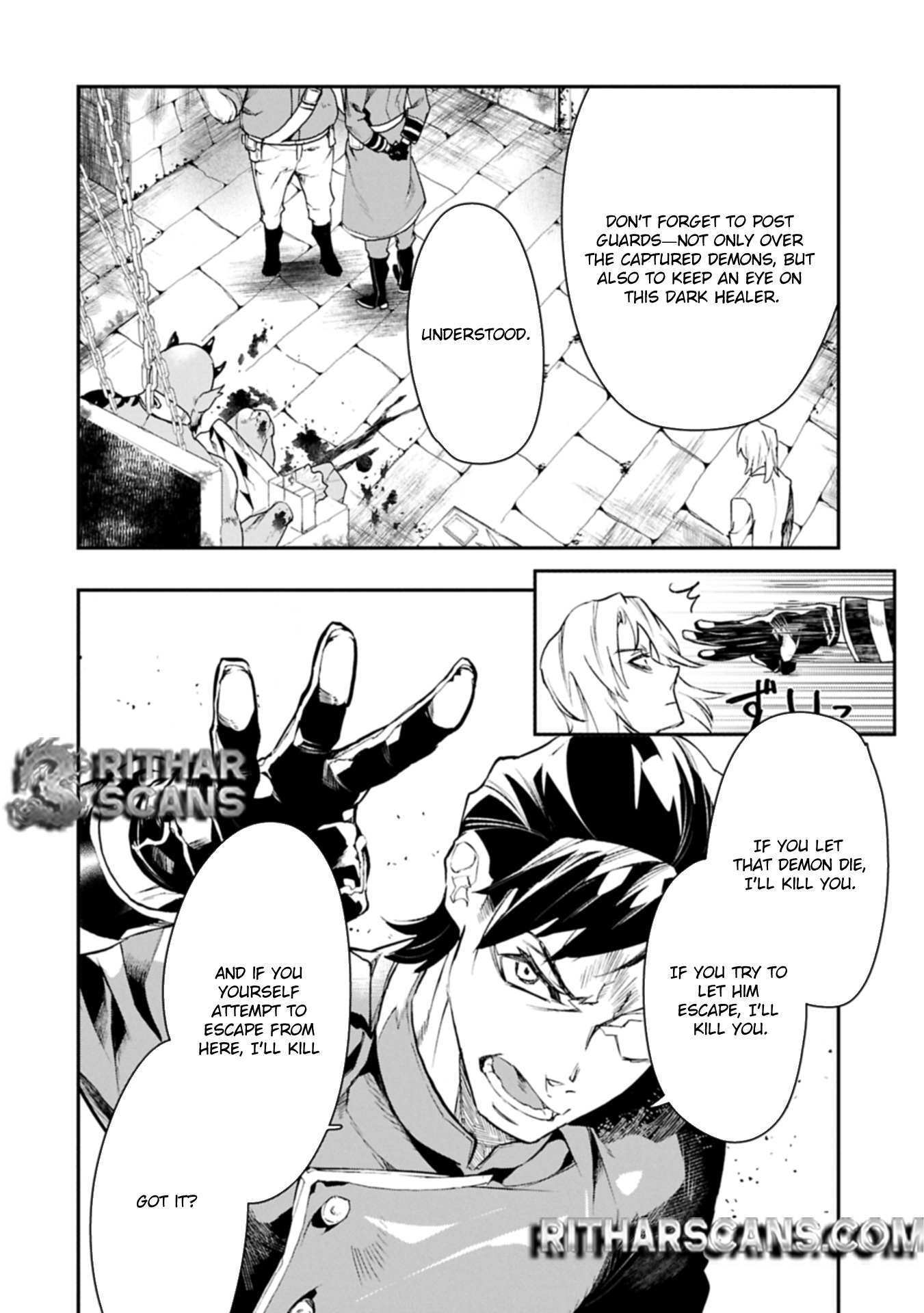 Read Itan No Dark Healer, Makoku Kanbu Toshite Jinrui Wo Suitai Ni Michibiku You Desu Manga Online