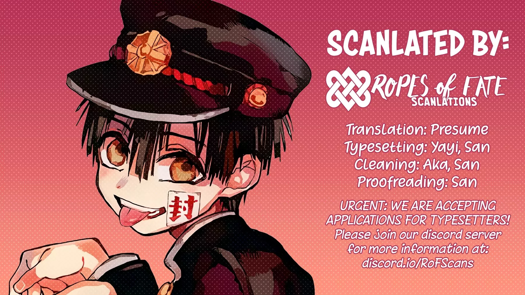 Read Jibaku Shounen Hanako kun Manga Online