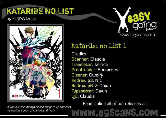 Read Kataribe no List Manga Online