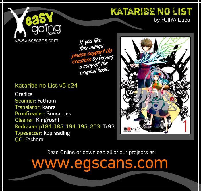Read Kataribe no List Manga Online