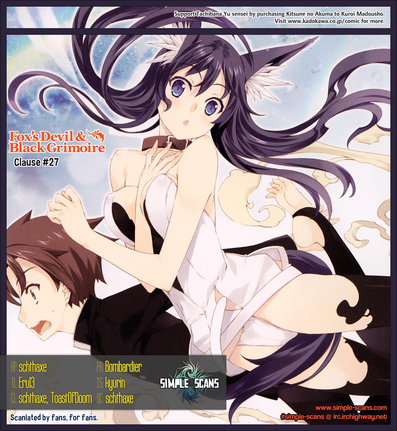 Read Kitsune no Akuma to Kuroi Madousho Manga Online