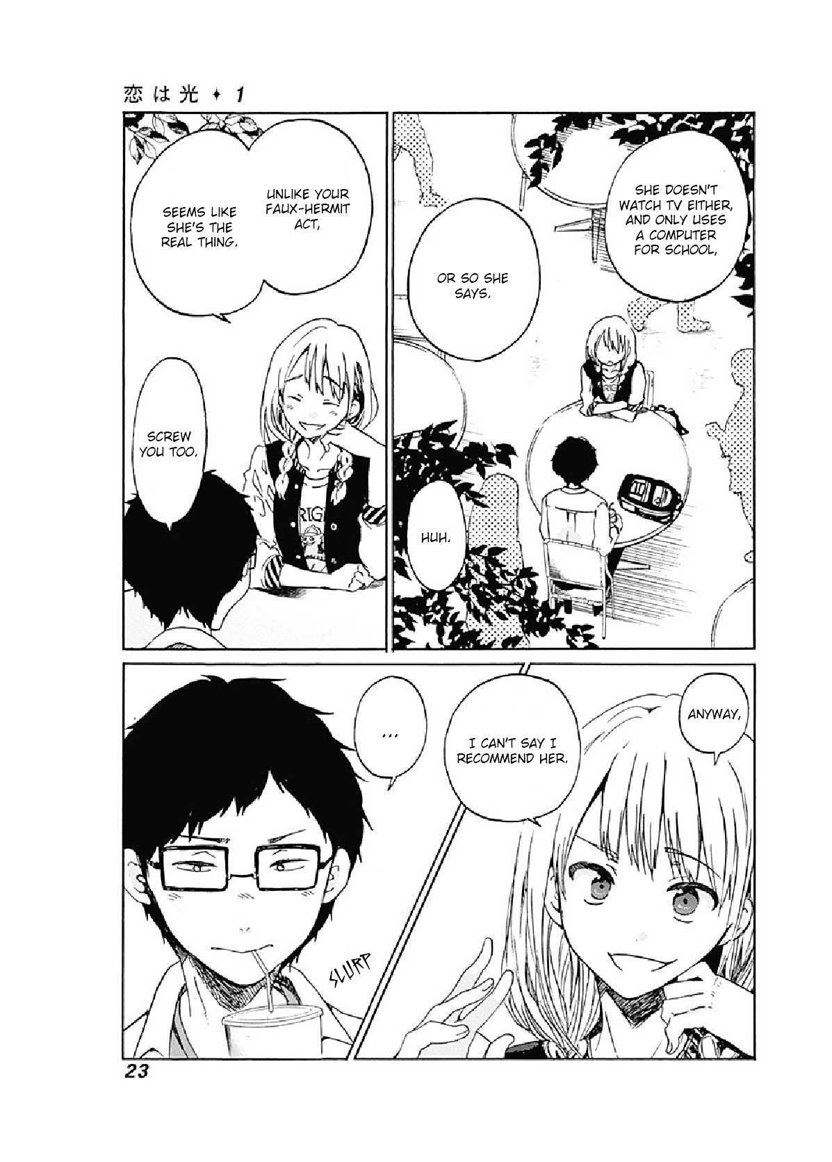 Read Koi wa Hikari Manga Online