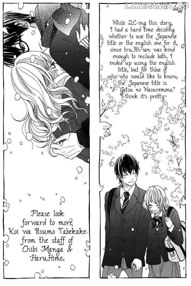 Read Koi wa Itsumo Tabekake Manga Online