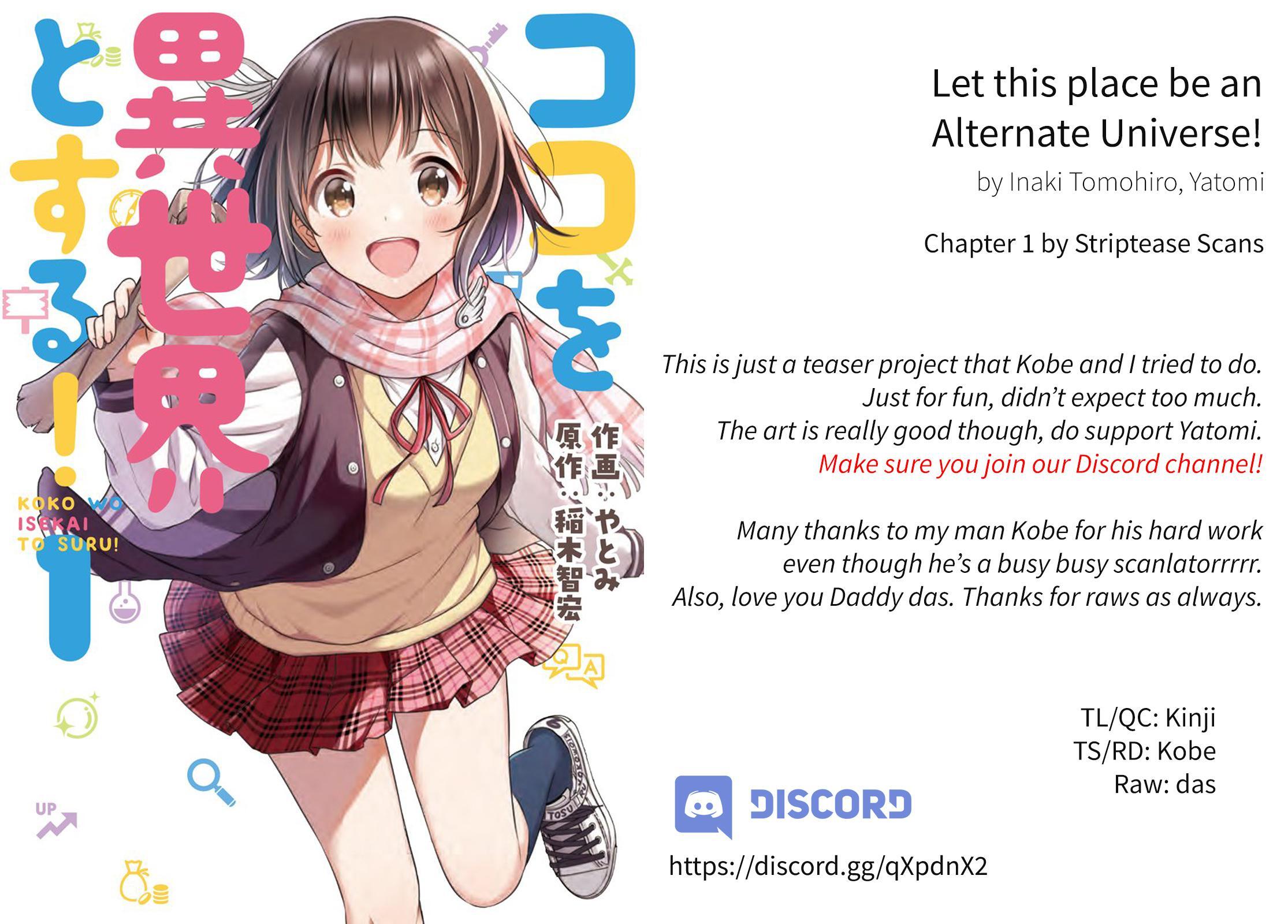 Read Koko wo Isekai to Suru! Manga Online