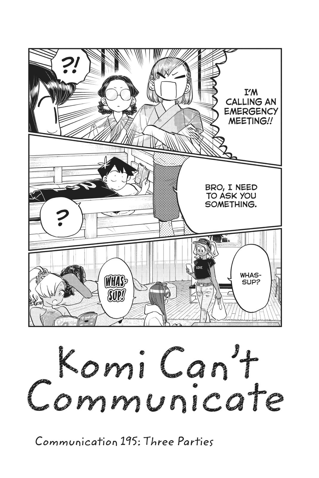 Read Komi Can't Communicate Manga Online