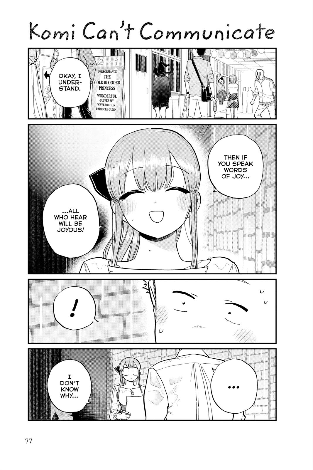 Read Komi Can't Communicate Manga Online