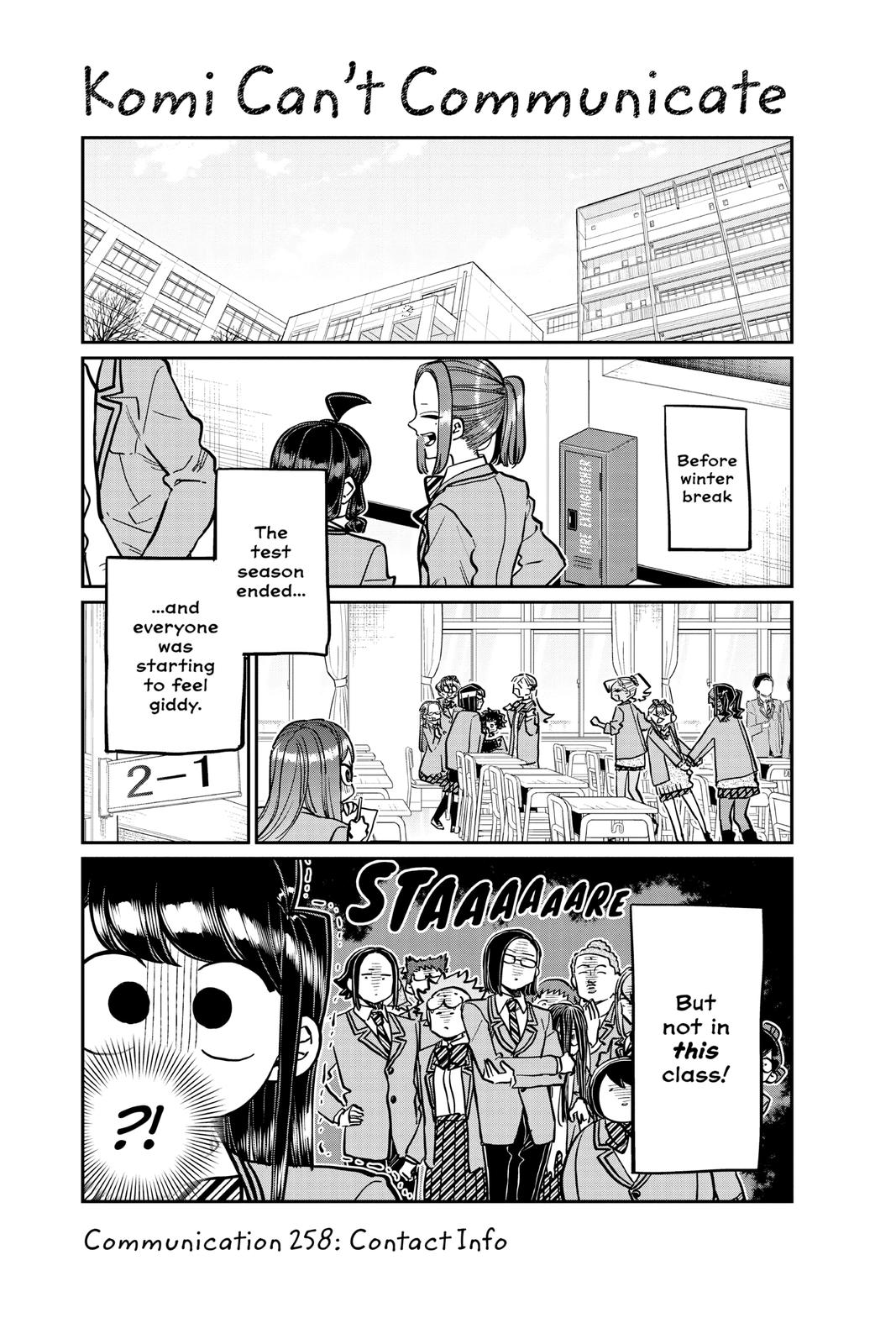 Read Komi Can't Communicate Manga Online
