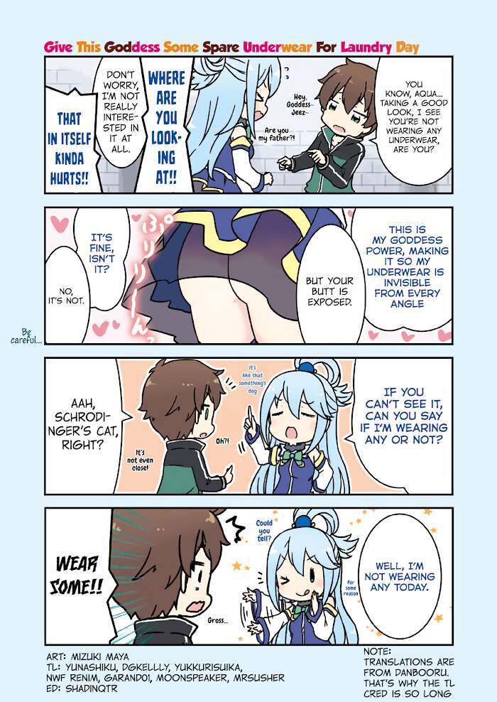 Read Konosuba 4-koma Manga Online