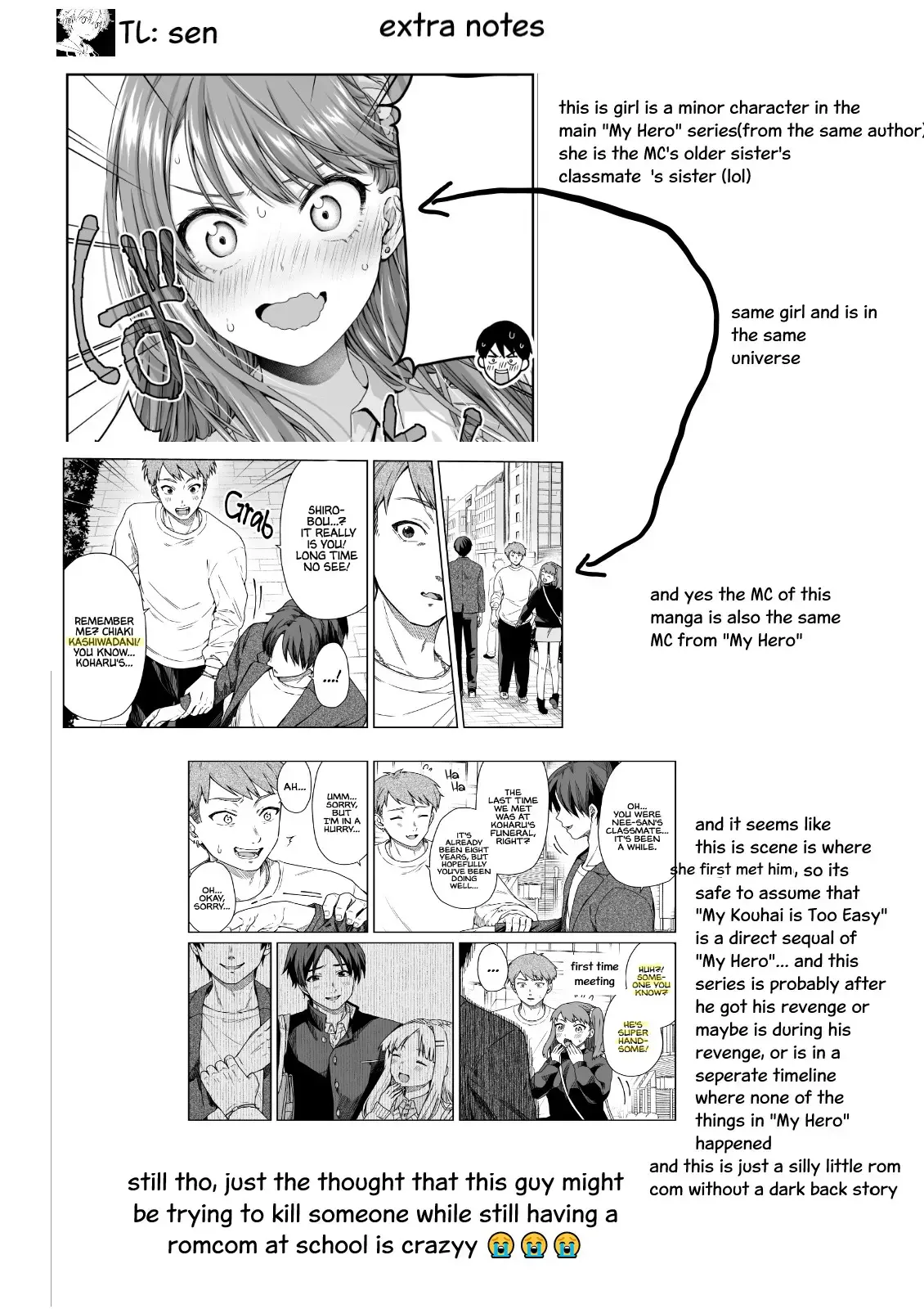 Read Kouhai ga Tanjun Sugiru Manga Online