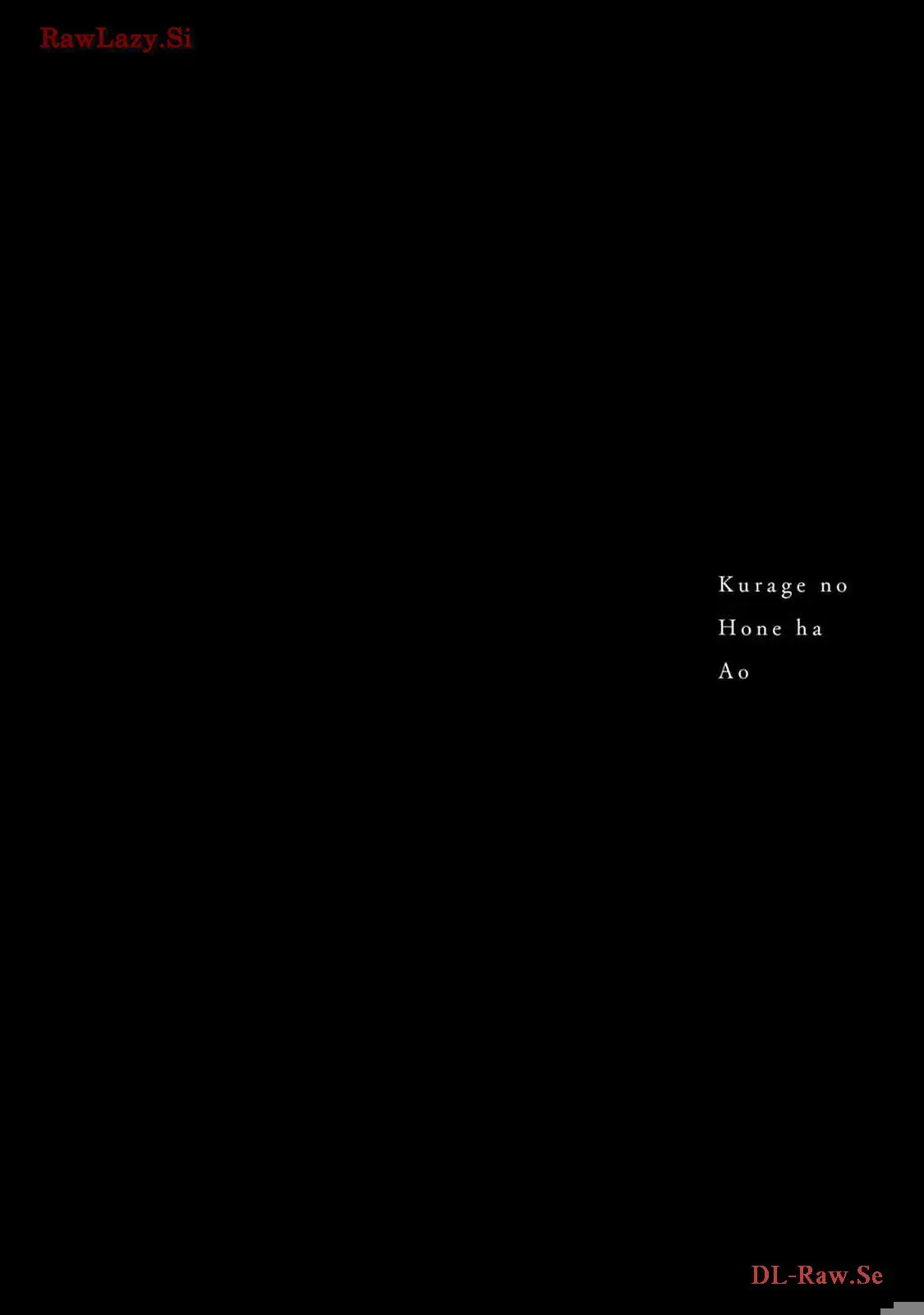 Read Kurage no Hone wa Ao Manga Online