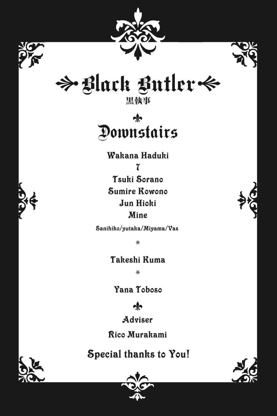 Read Kuroshitsuji Manga Online