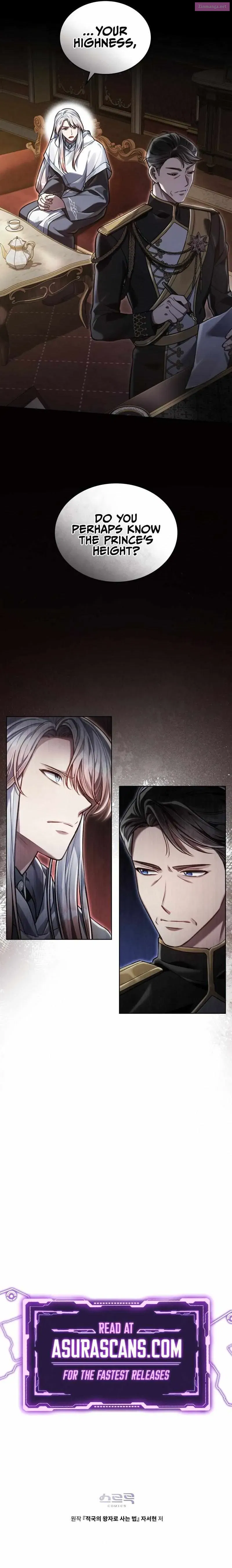 Read Living As The Enemy Prince Manga Online