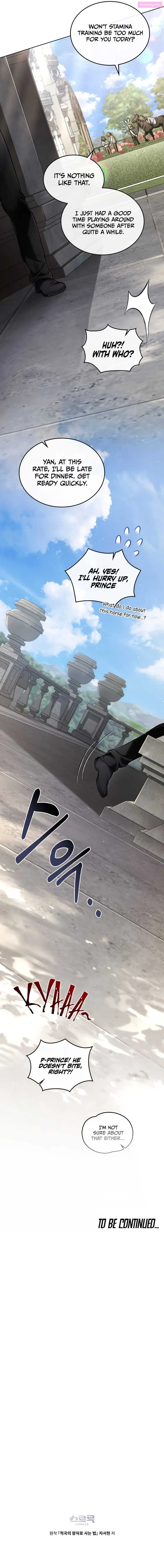 Read Living As The Enemy Prince Manga Online