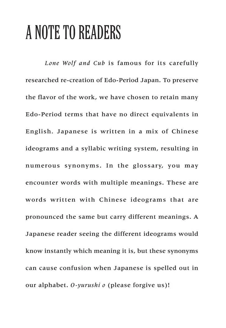 Read Lone Wolf and Cub Manga Online