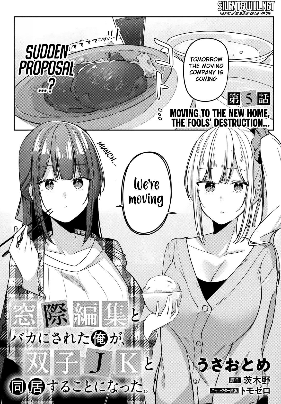 Read Madogiwa Henshuu to Baka ni Sareta Ore ga, Futago JK to Doukyo suru Koto ni Natta Manga Online