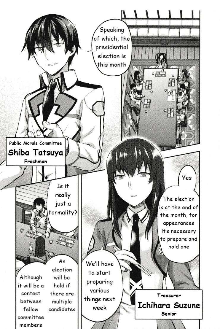 Read Mahouka Koukou no Rettousei - Kaichou Senkyo-hen Manga Online